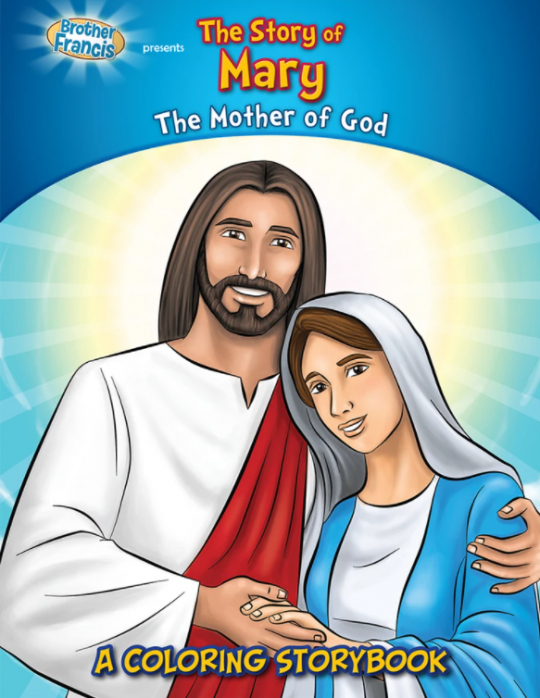 Coloring Storybook: The Story of Mary